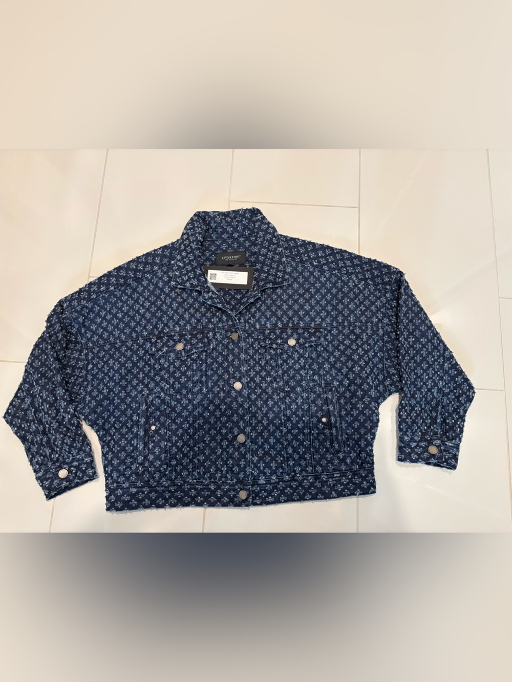 Brand New Liverpool Crop Trucker Jacket